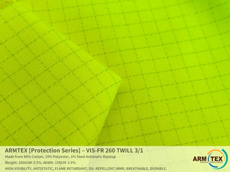 ARMTEX [Protection Series] – VIS-FR 260 Саржа 3/1 2