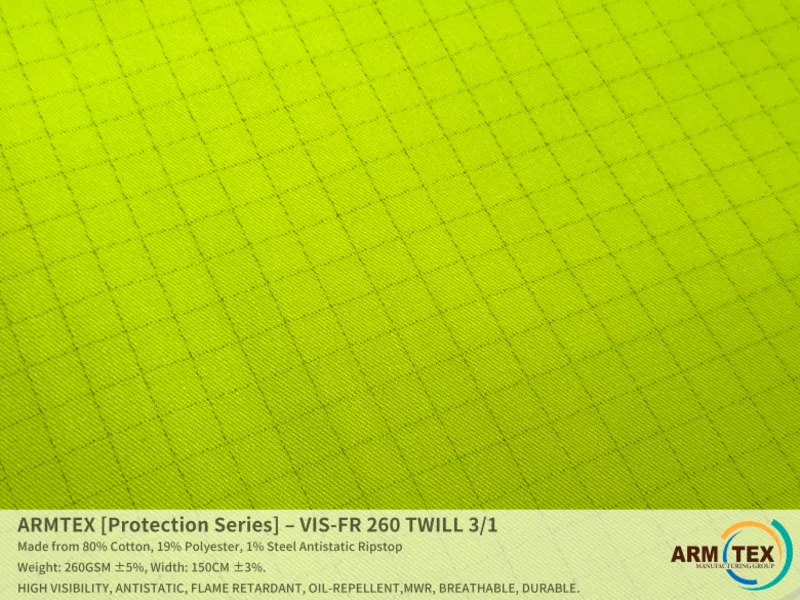 ARMTEX [Protection Series] – VIS-FR 260 Саржа 3/1 3