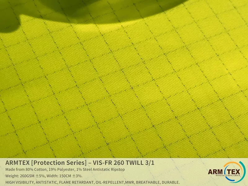 ARMTEX [Protection Series] – VIS-FR 260 Саржа 3/1 4